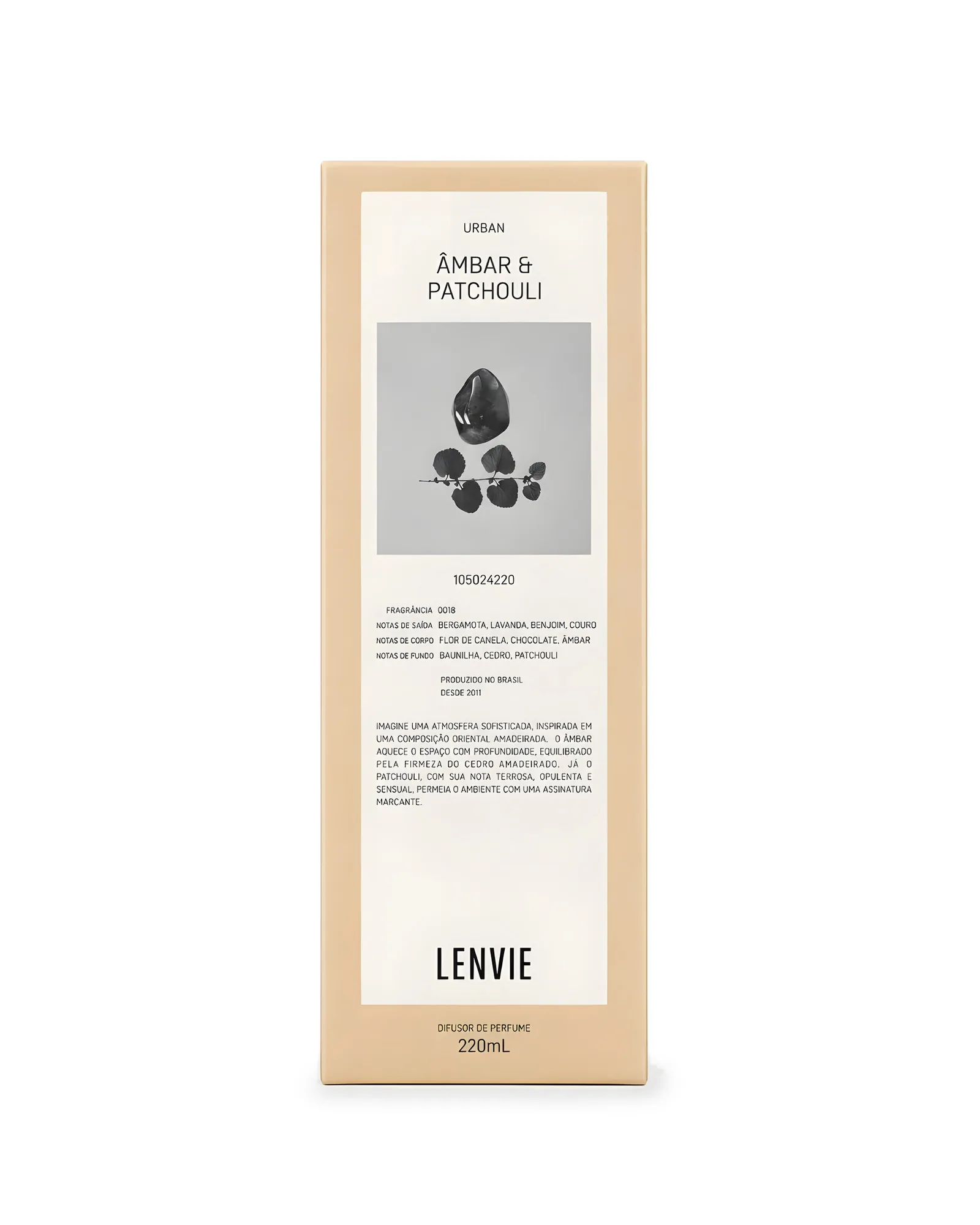 DIFUSOR PERFUME AMBAR/PATCHOULI