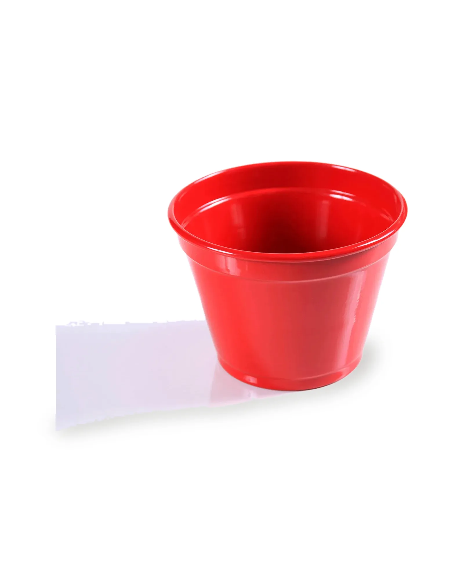 Cachepot Alumínio Vermelho (16X13)