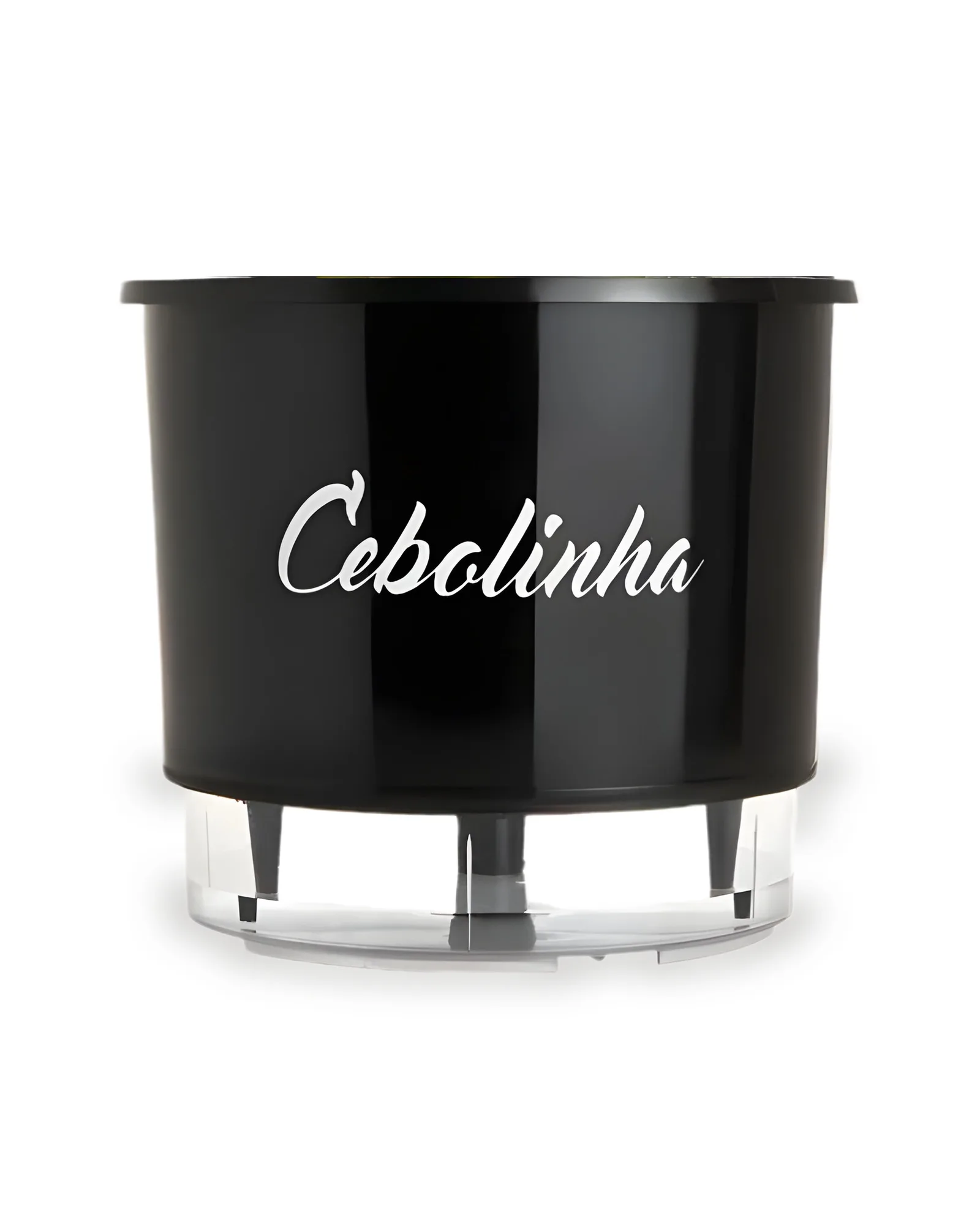 Vaso CEBOLINHA autoirrigavel preto(14alx16diam)