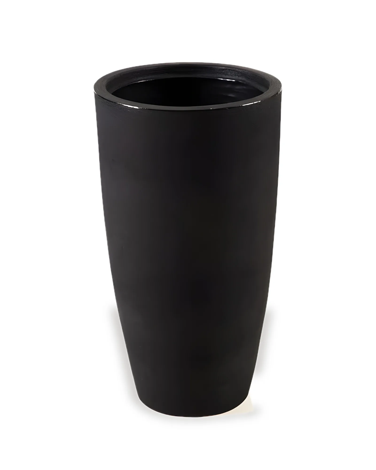 Vaso Cone Carvão 3 Riscado (42x42x76)
