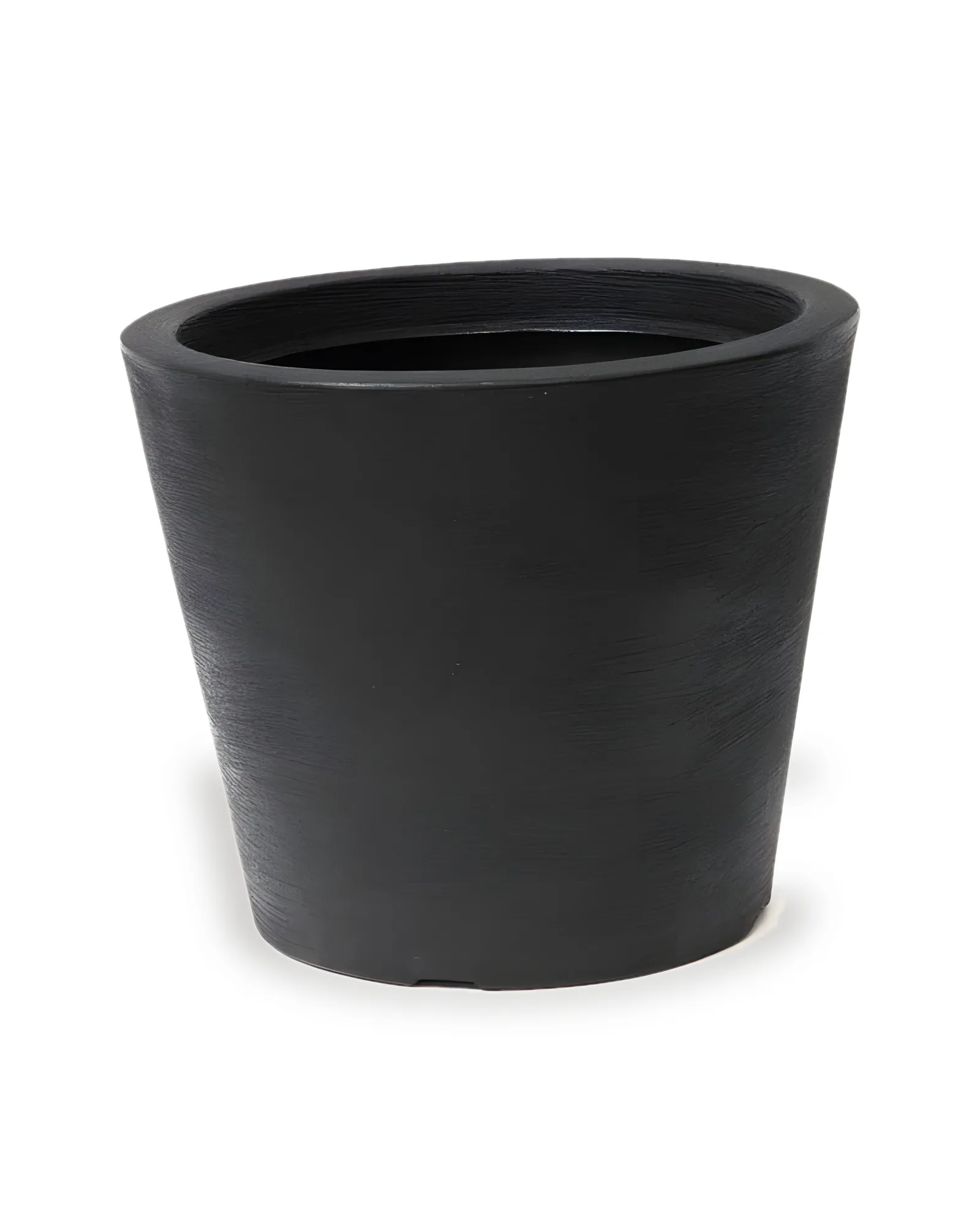 Vaso Cone Baixo Preto 1 Polietileno (37,5x31,5x27)