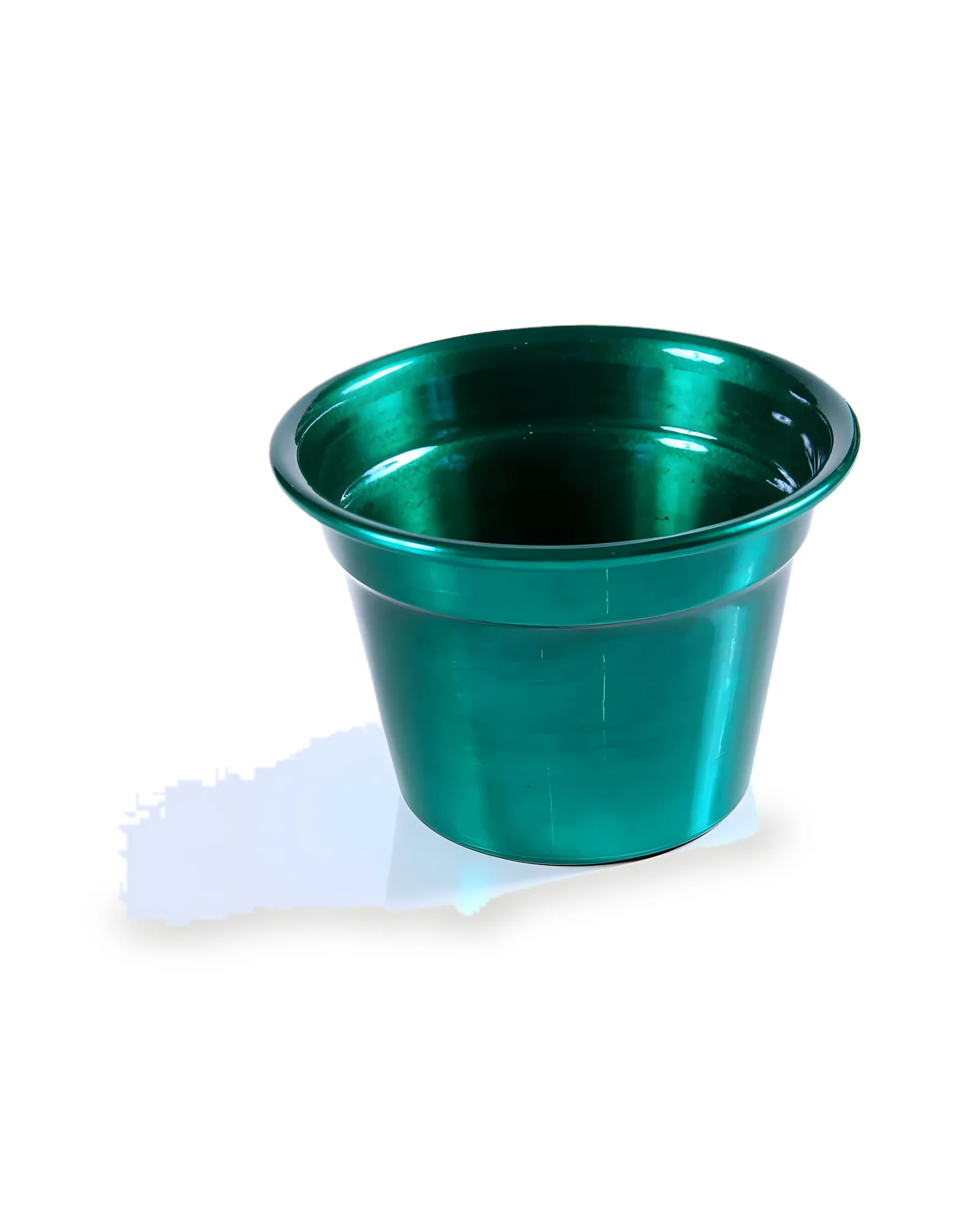 Cachepot Alumínio Verde Metálico (11X09)