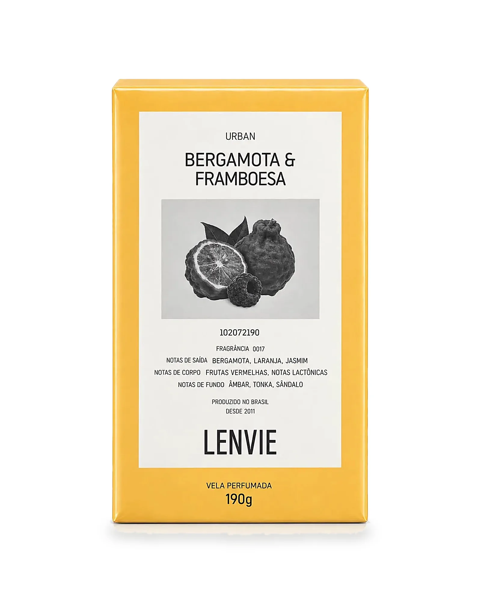 VELA POTE BERGAMOTA/FRAMBOESA 190G LP