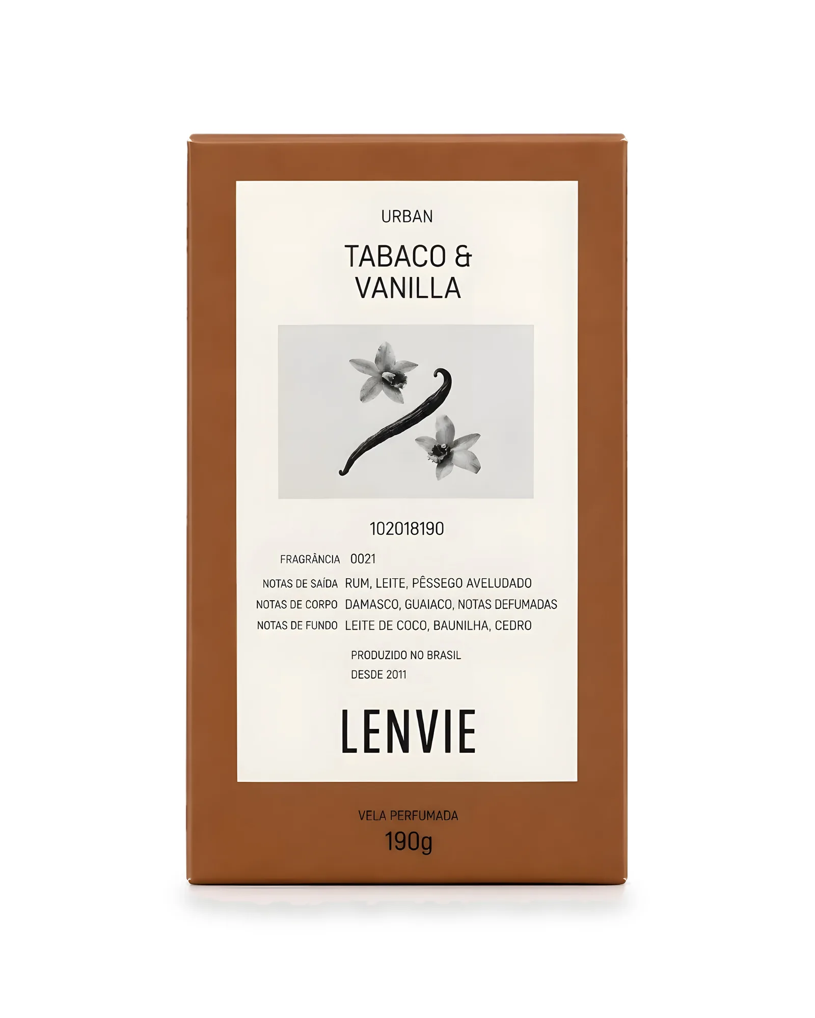 VELA PERFUME TABACO AMP VANILLA 190G LP