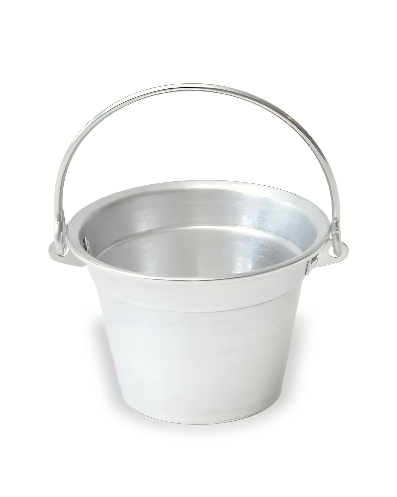 Cachepot Alumínio com Alça Alumínio (11X09)