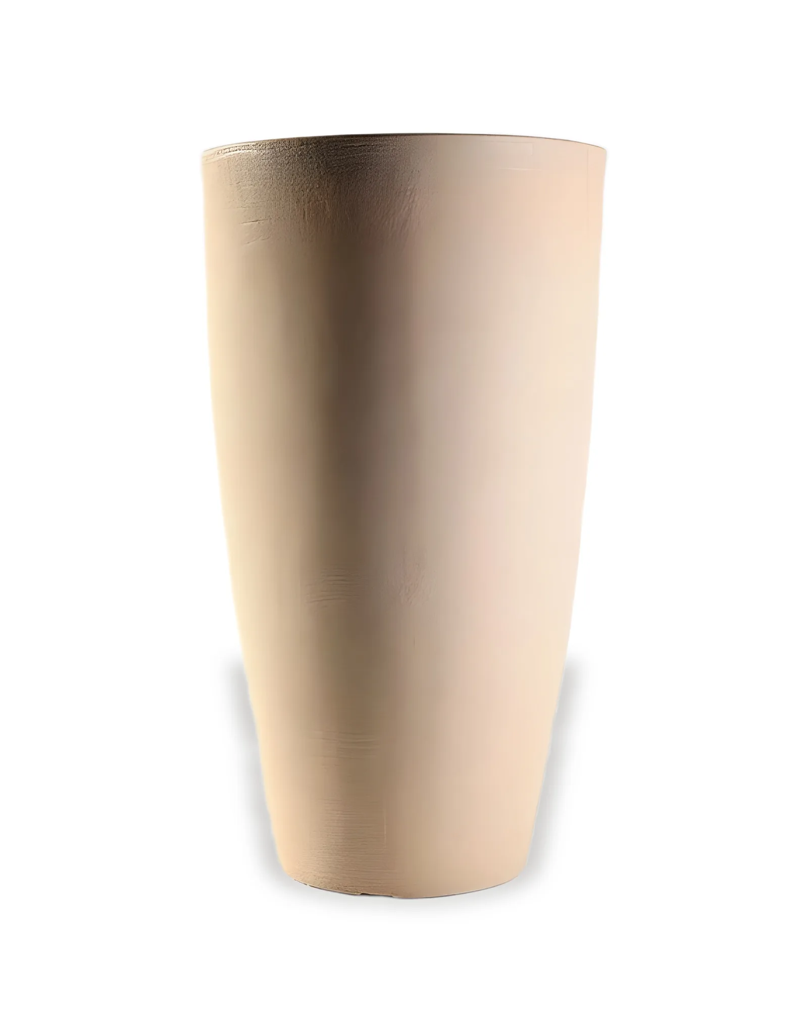 Vaso cone riscado areia 3 (42x75,5)