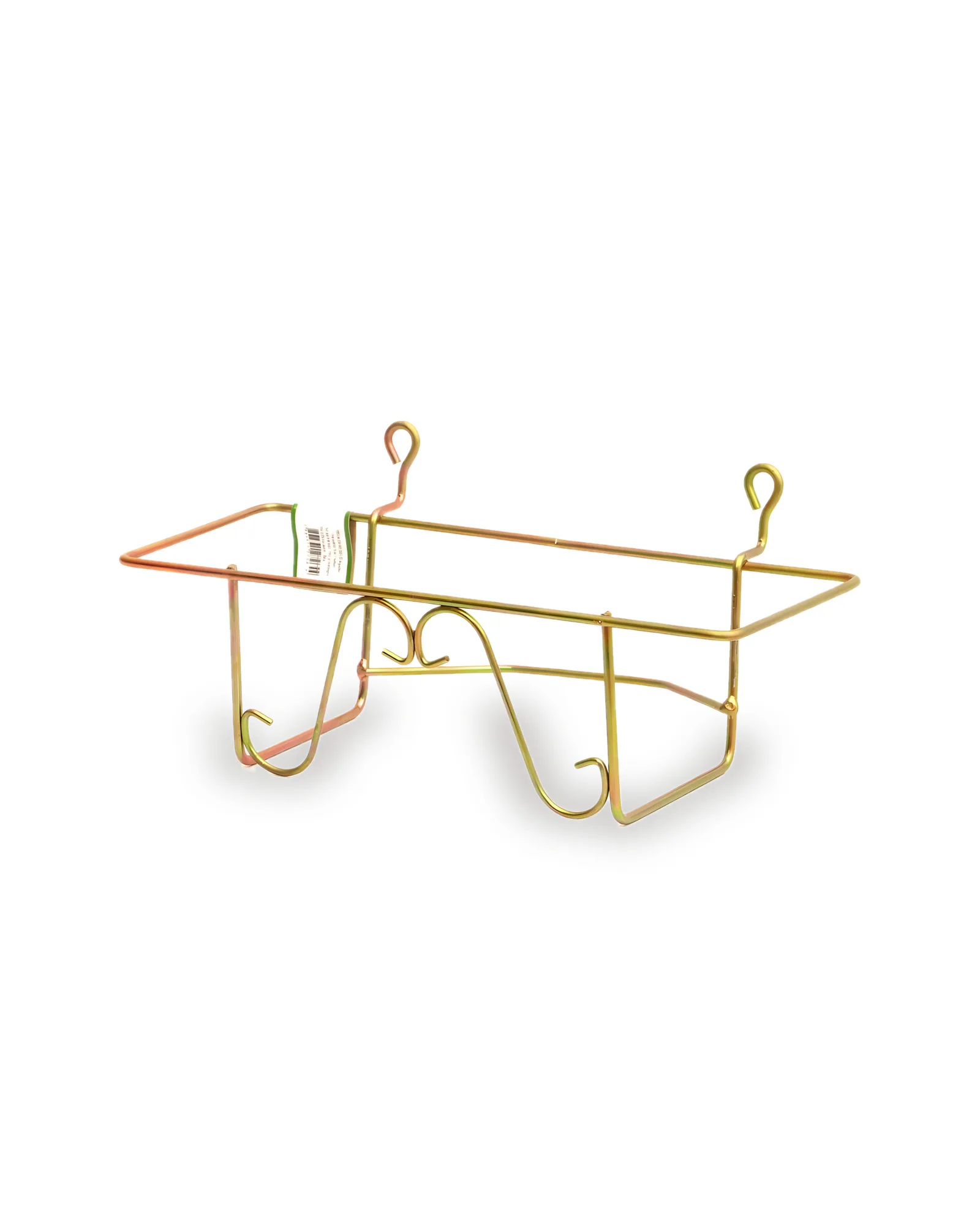 Suporte Floreira Parede 35 Dourado (35x15x18) Ferro