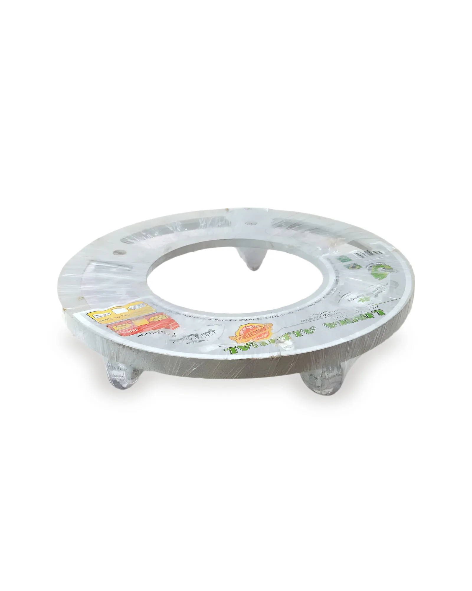 Suporte Vaso de alumínio fundido e rodas de Gel (40x08) até 450Kg