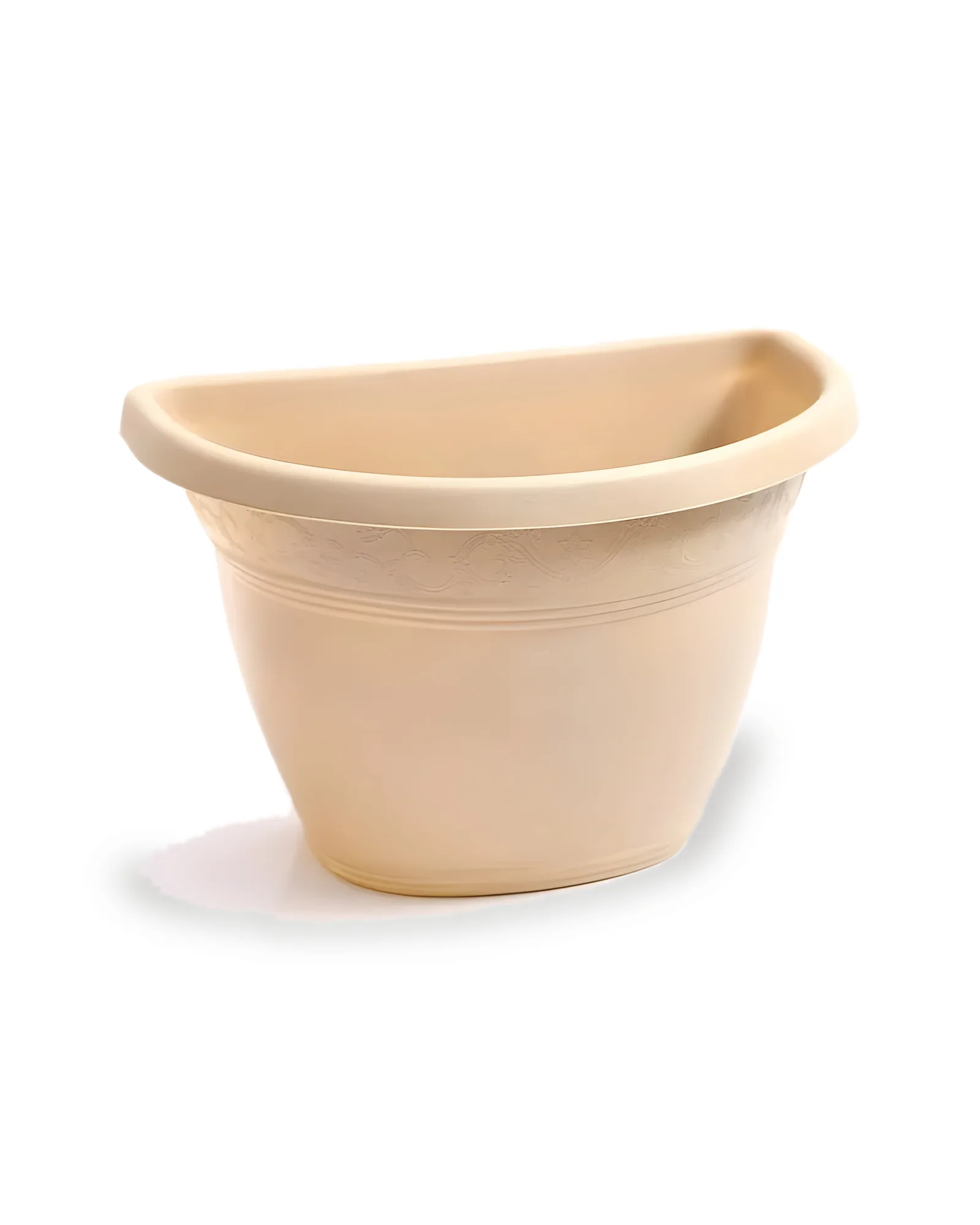 vaso parede plástico 23 areia (24x17x17)