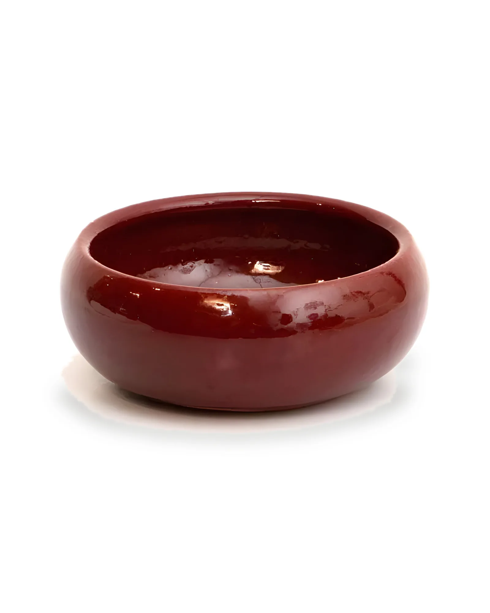 Cuia Cerâmica Vermelho Ruby 1 (15x06)
