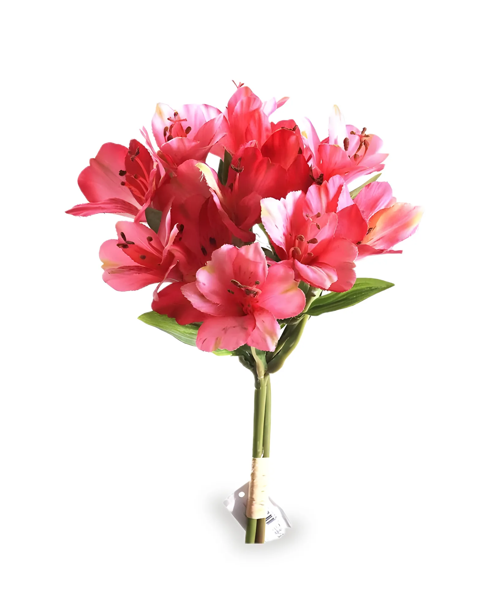 Mini Bouquet Astromélia Artificial Rosa (37cm)