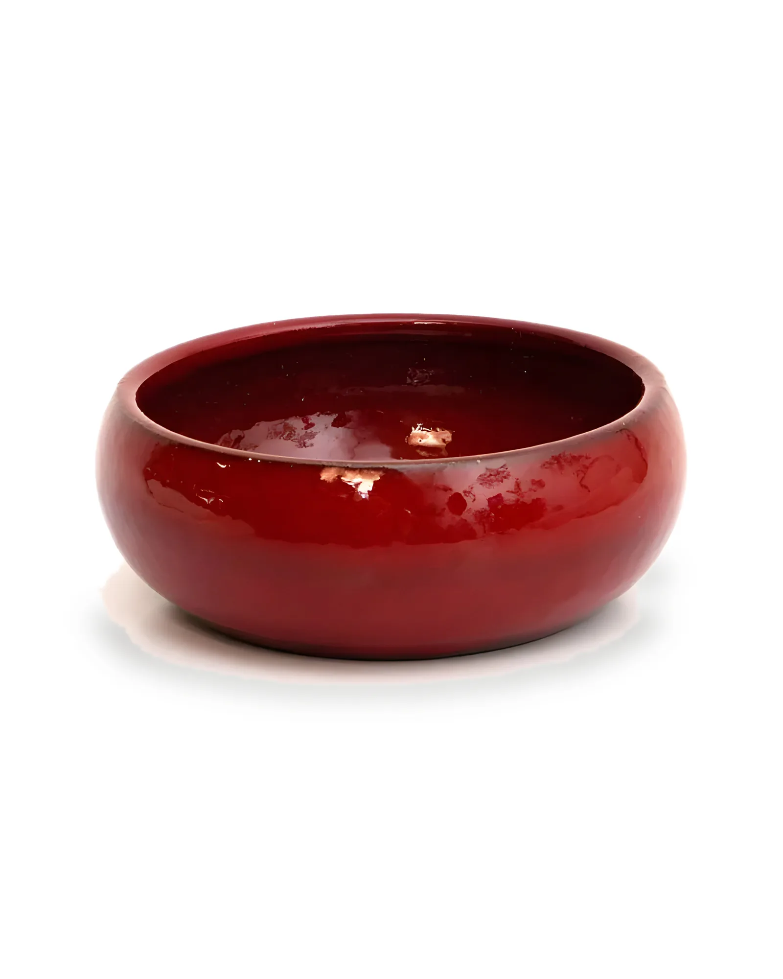 Cuia Cerâmica Vermelho Ruby 2 (20x7,5)