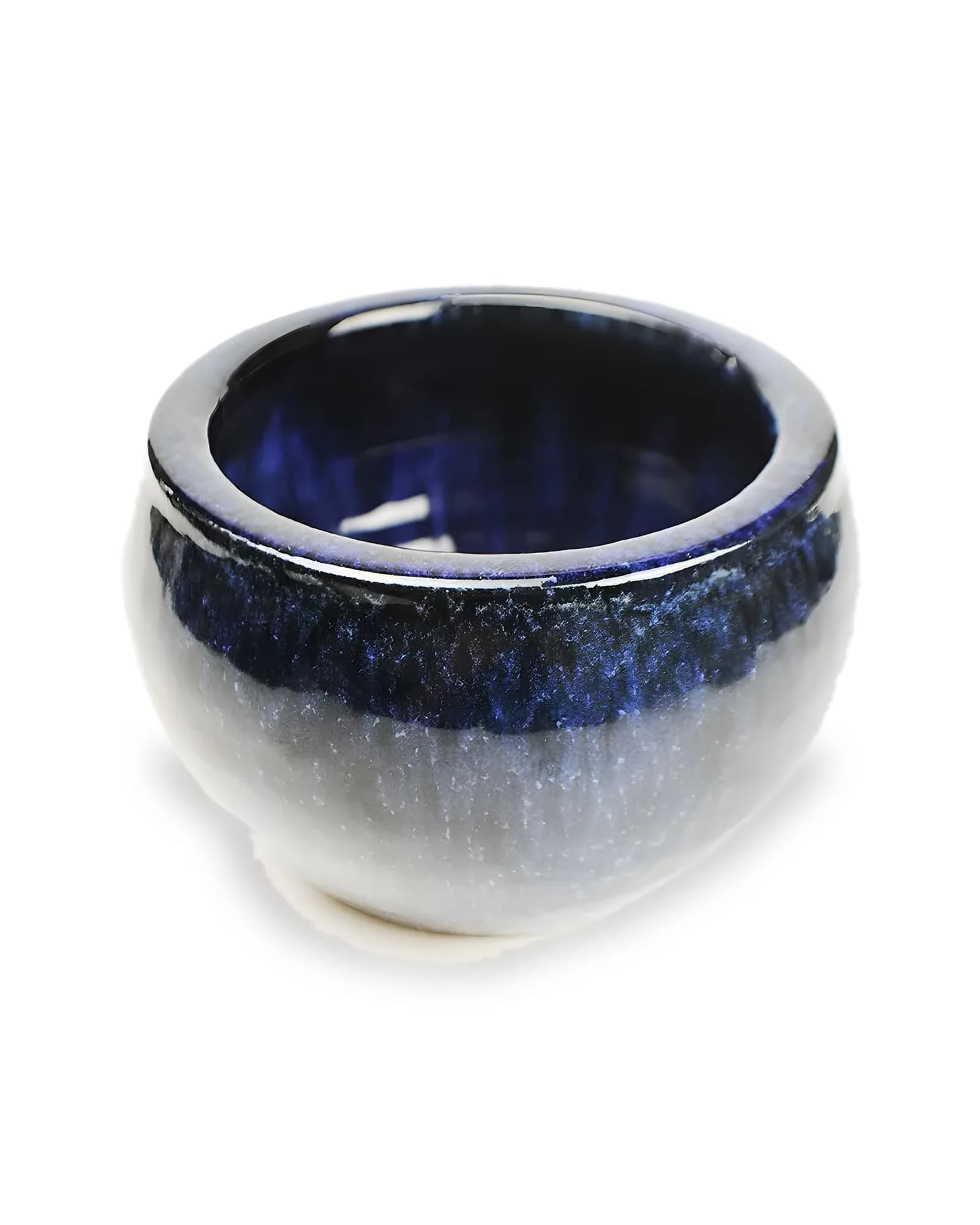 Cachepot coquinho 1 em Cerâmica Azul (10x15)