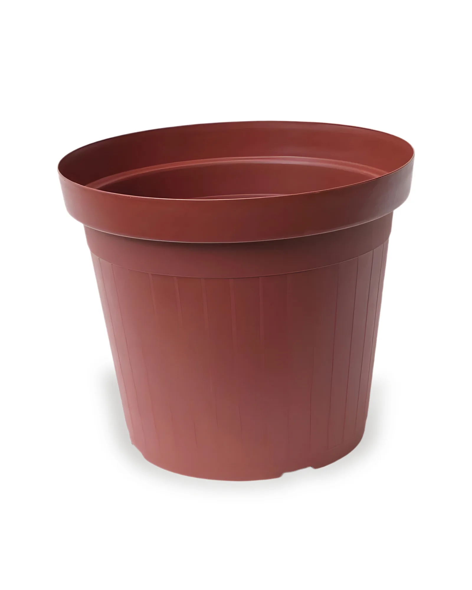 Vaso Plástico Marrom (30x35)