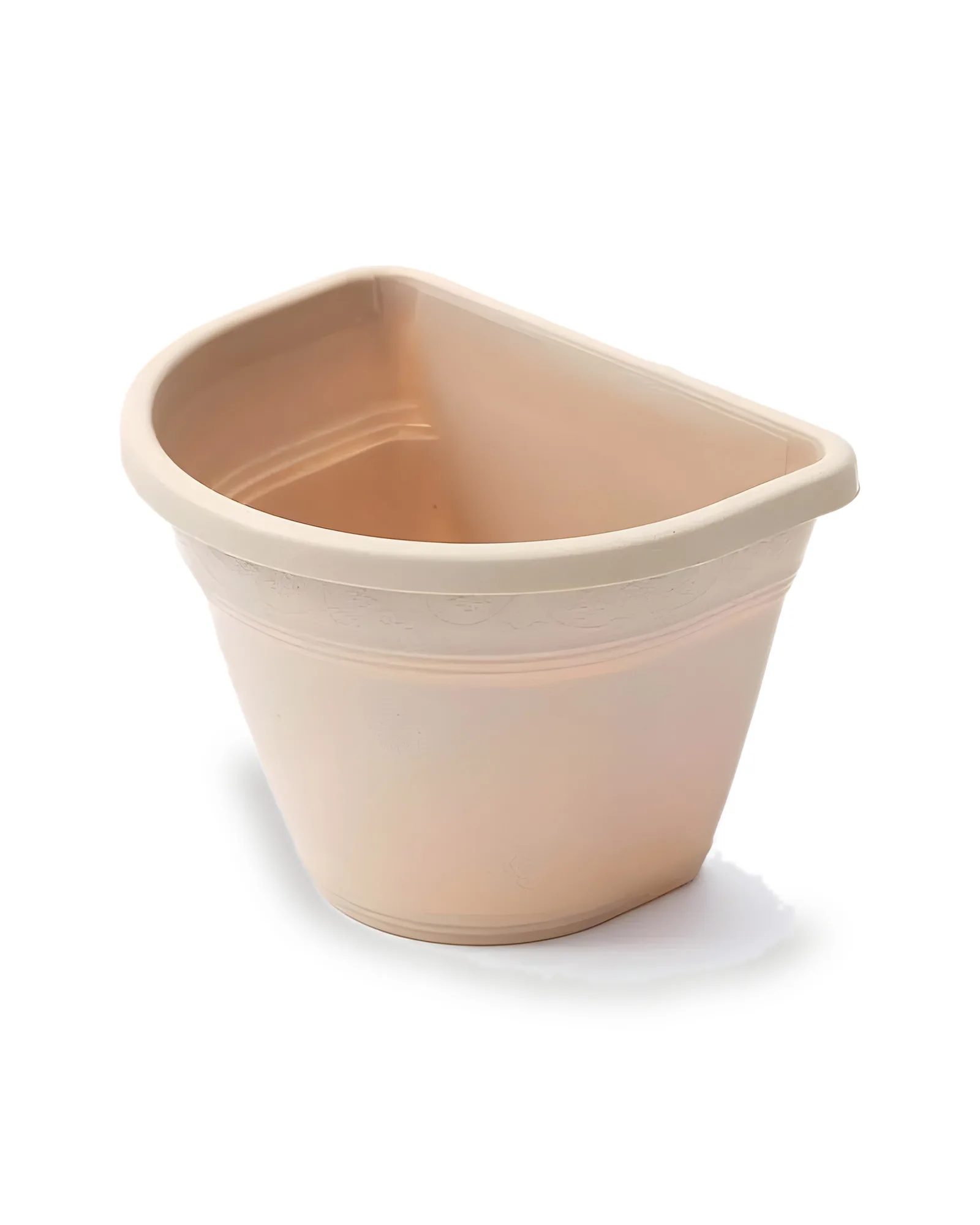 Vaso Parede Plástico Areia (15cm)