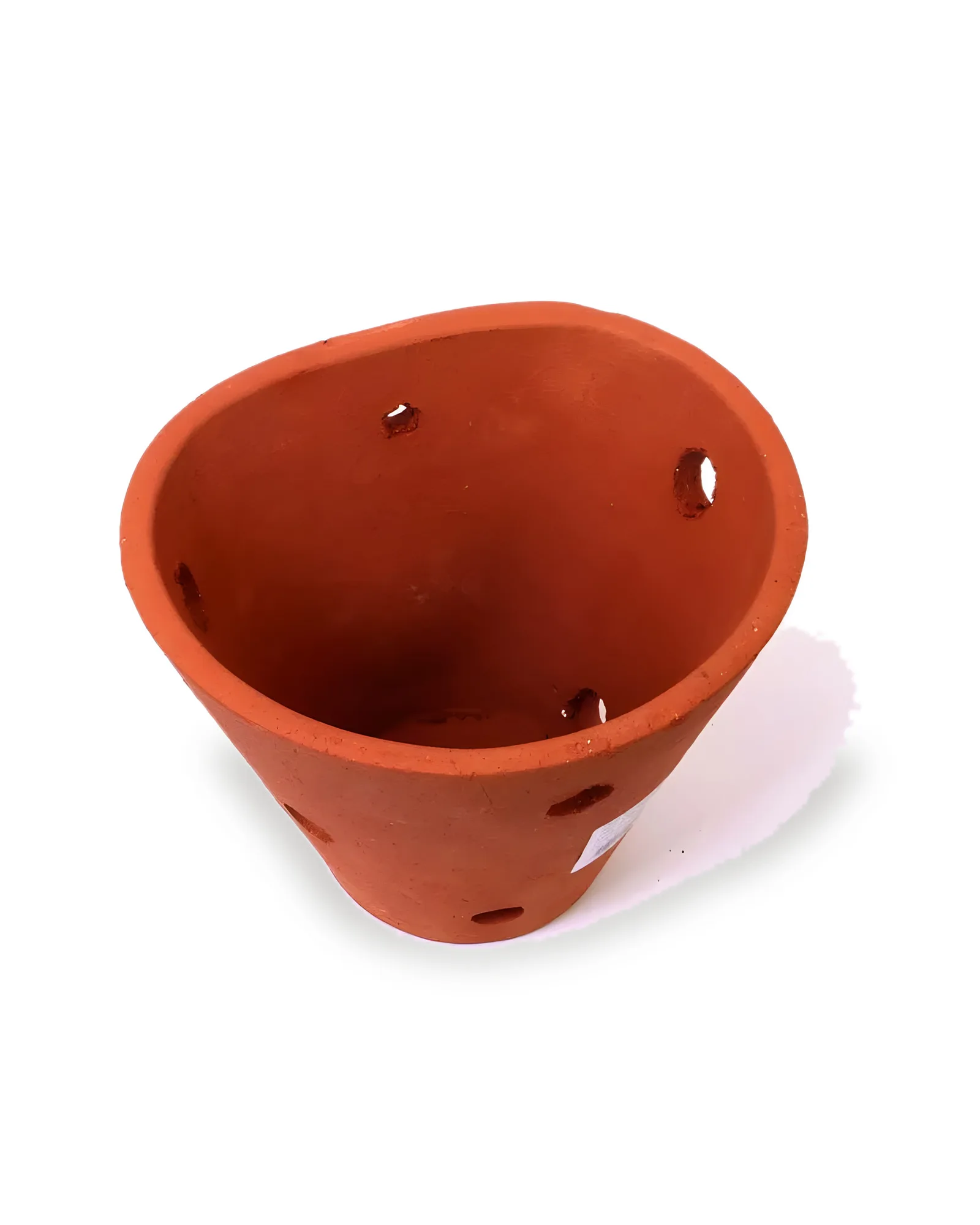 Vaso Barro Parede Furado N°02 (21x20x18)