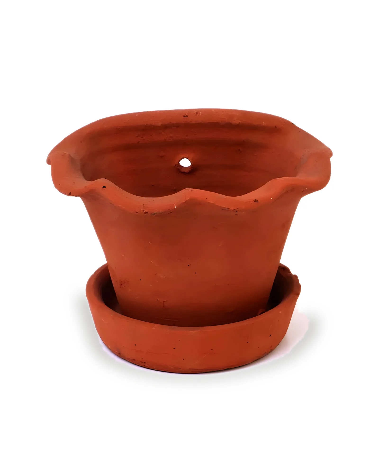 Vaso Parede Babado Com Prato 2 (16 alt x19larg)