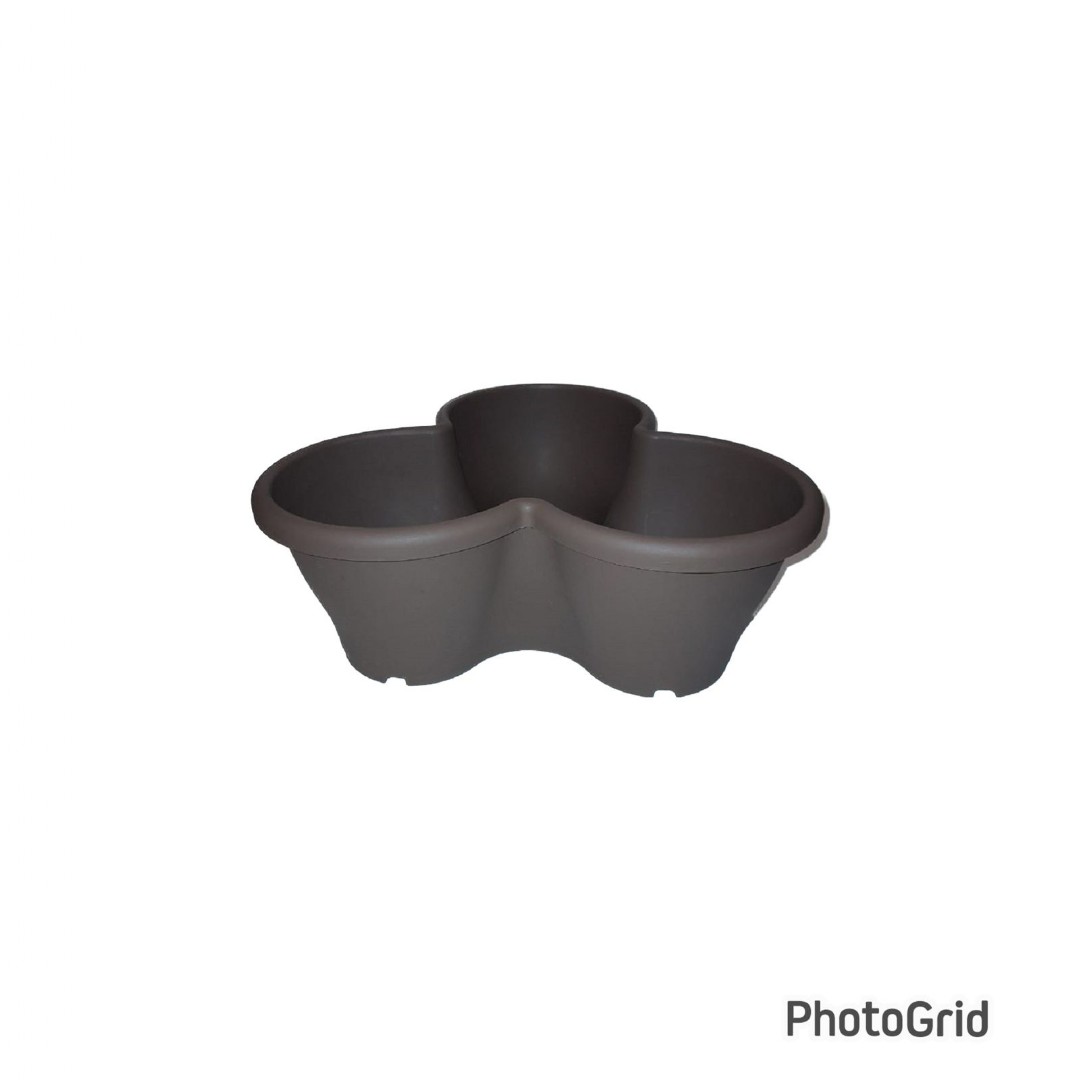 VASO TREVISO TABACO 42X39X16