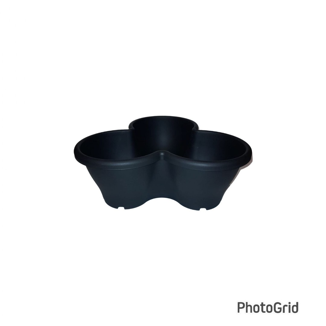 VASO TREVISO PRETO 42X39X16