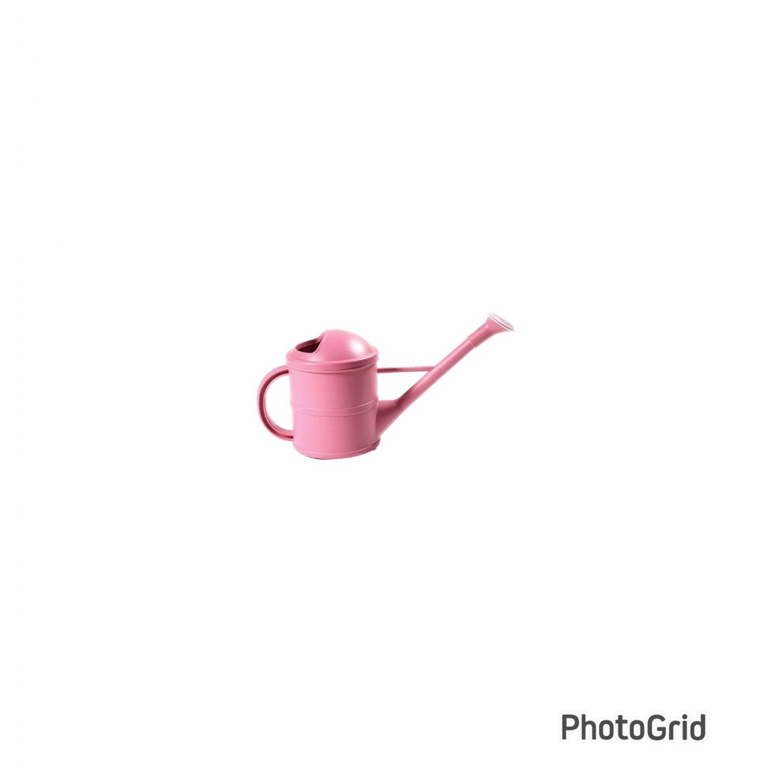 Regador Plástico (1,5L) Rosa ou Cores Variadas