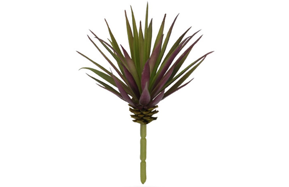 Suculenta Permanente Artificial em Tons Roxo (20 cm)