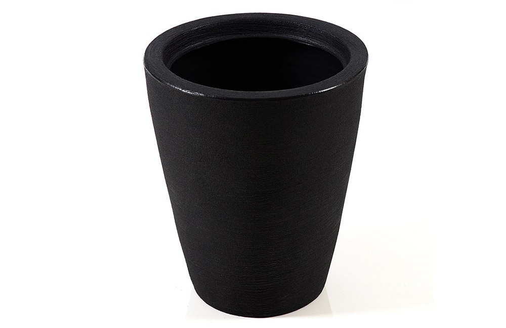 Vaso Cone Risco 1 Carvão (39,5x33x20)