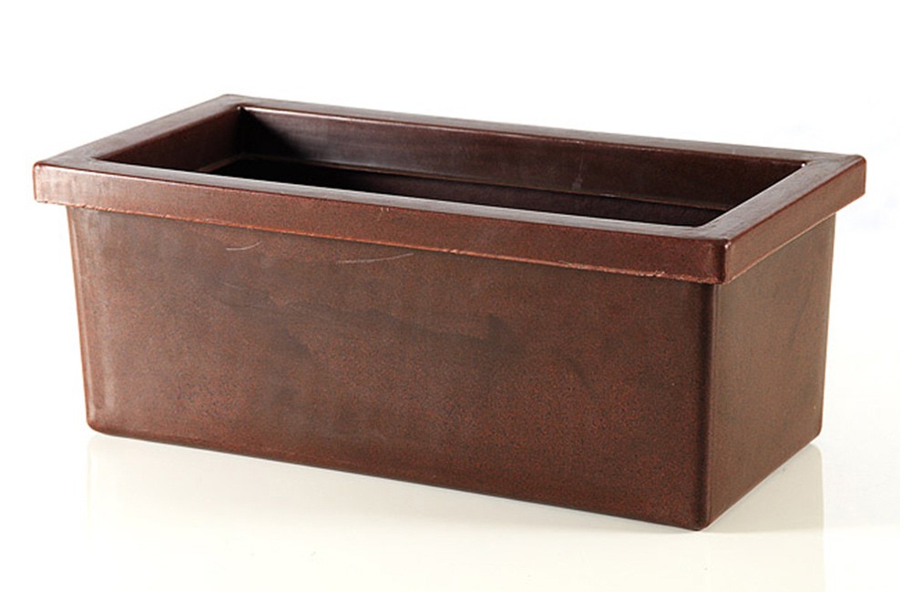 Floreira Polietileno 1 Marrom (20X26x52)