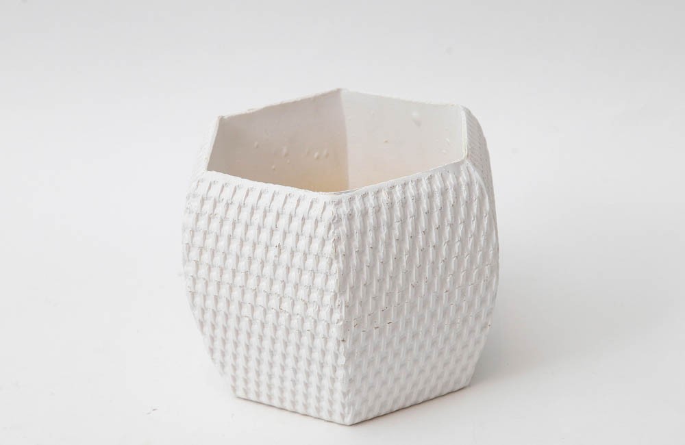 Vaso Sextavado Poliuretano (15,5x15,5x14)