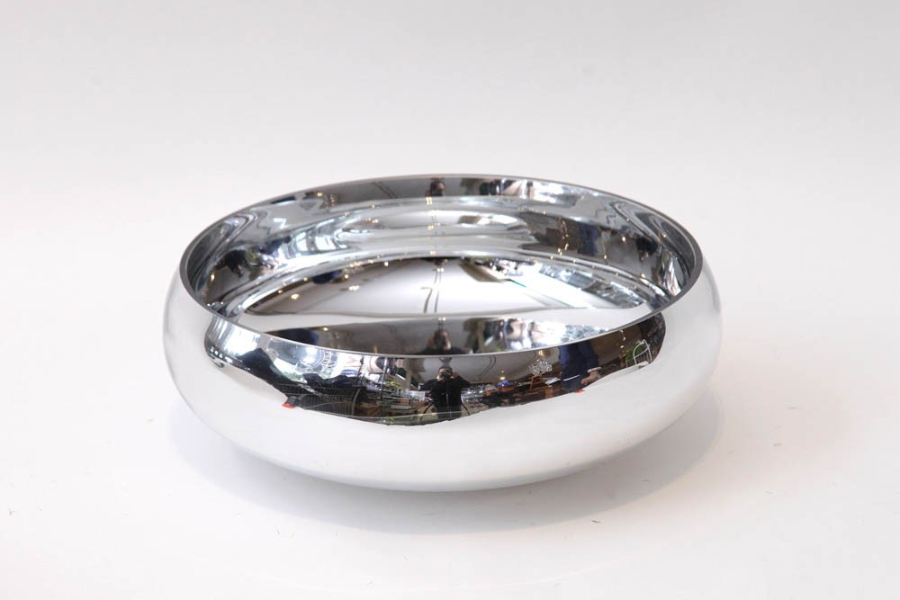 Vaso Vidro prata(29x10,5)