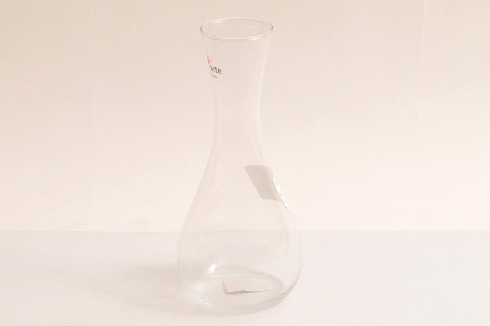 vaso vidro transparente ( 22cm alt)