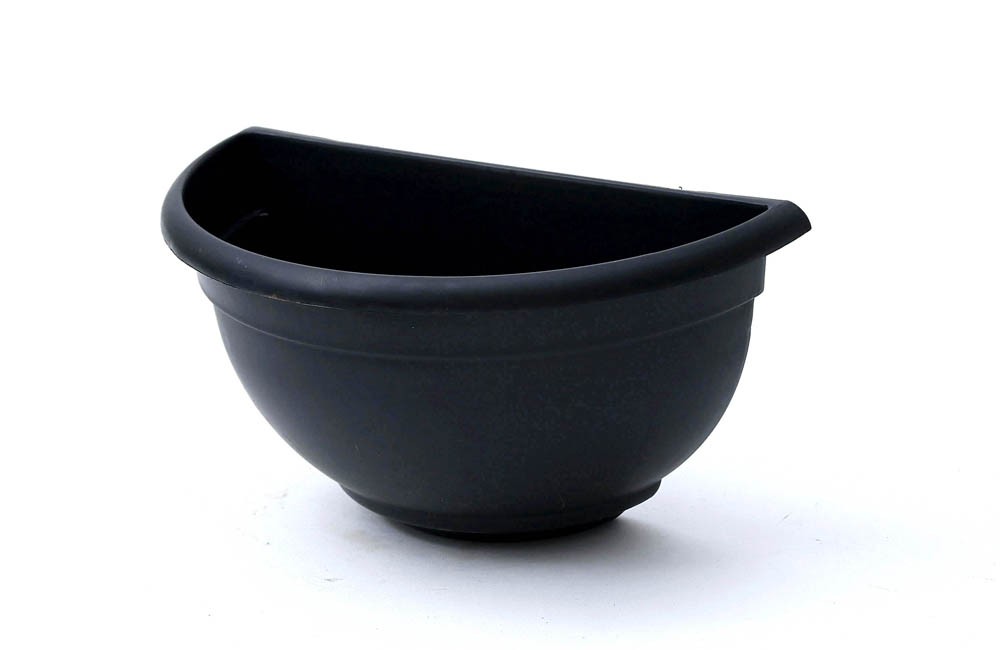 Vaso Parede Médio Preto (31x16)