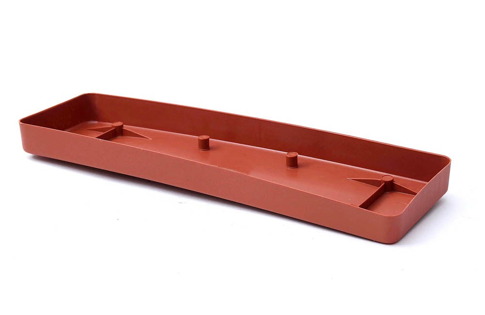 Prato Floreira Marrom (44cm)