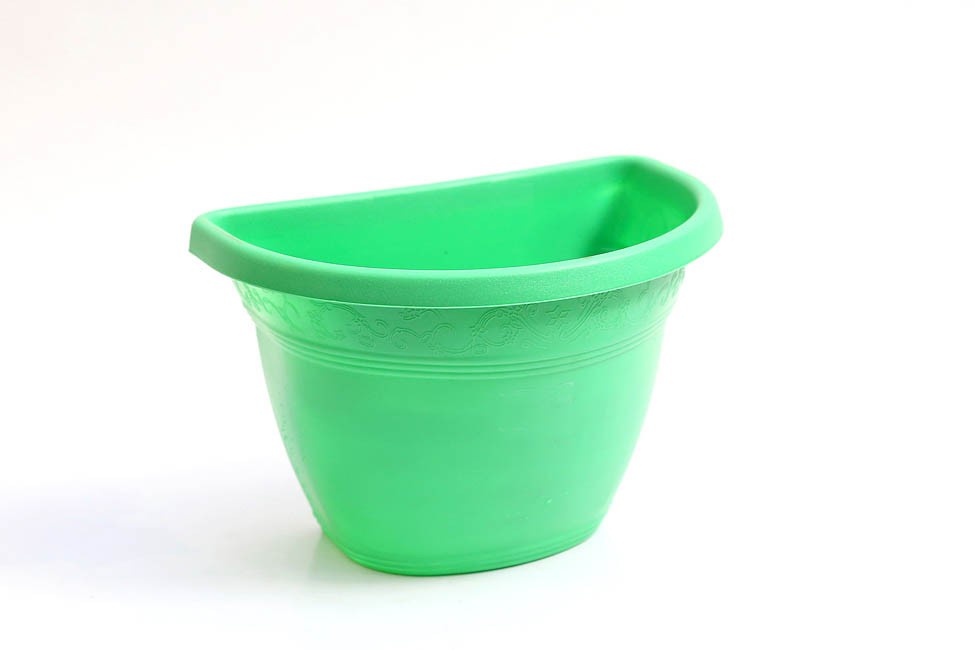 vaso parede plástico 23 verde claro (24x17x17)