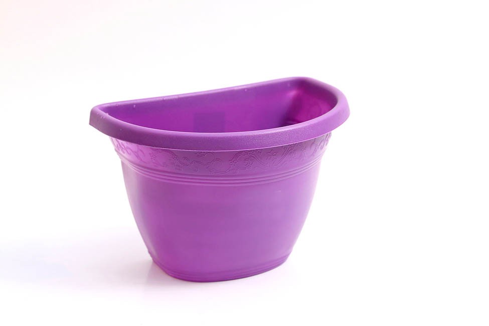 vaso parede plástico 23 roxo (24x17x17)