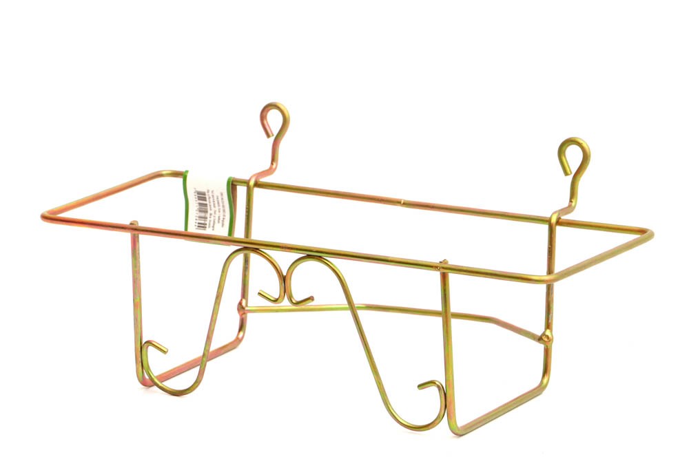 Suporte Floreira Parede 35 Dourado (35x15x18) Ferro
