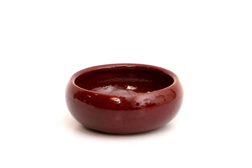 Cuia Cerâmica Vermelho 1 (15x06)