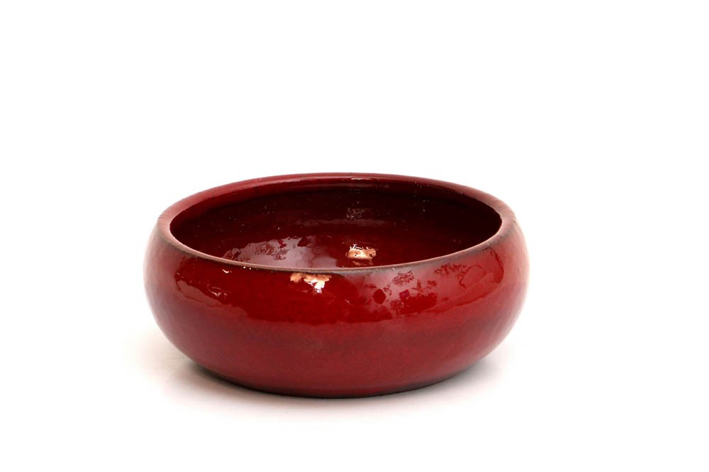 Cuia Cerâmica Vermelho 2 (20x7,5)