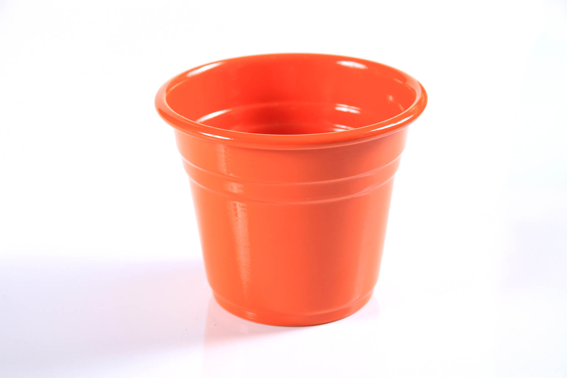 Cachepot Alumínio Laranja (11,5x13)