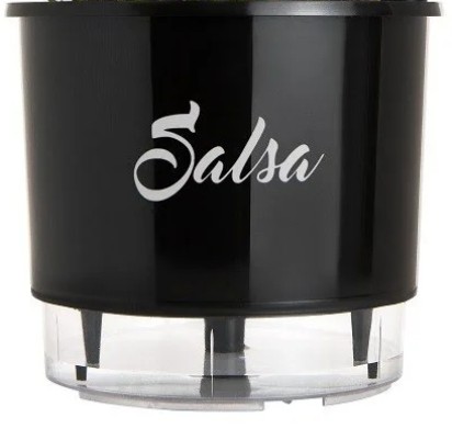Vaso SALSA autoirrigavel preto(14alx16diam)